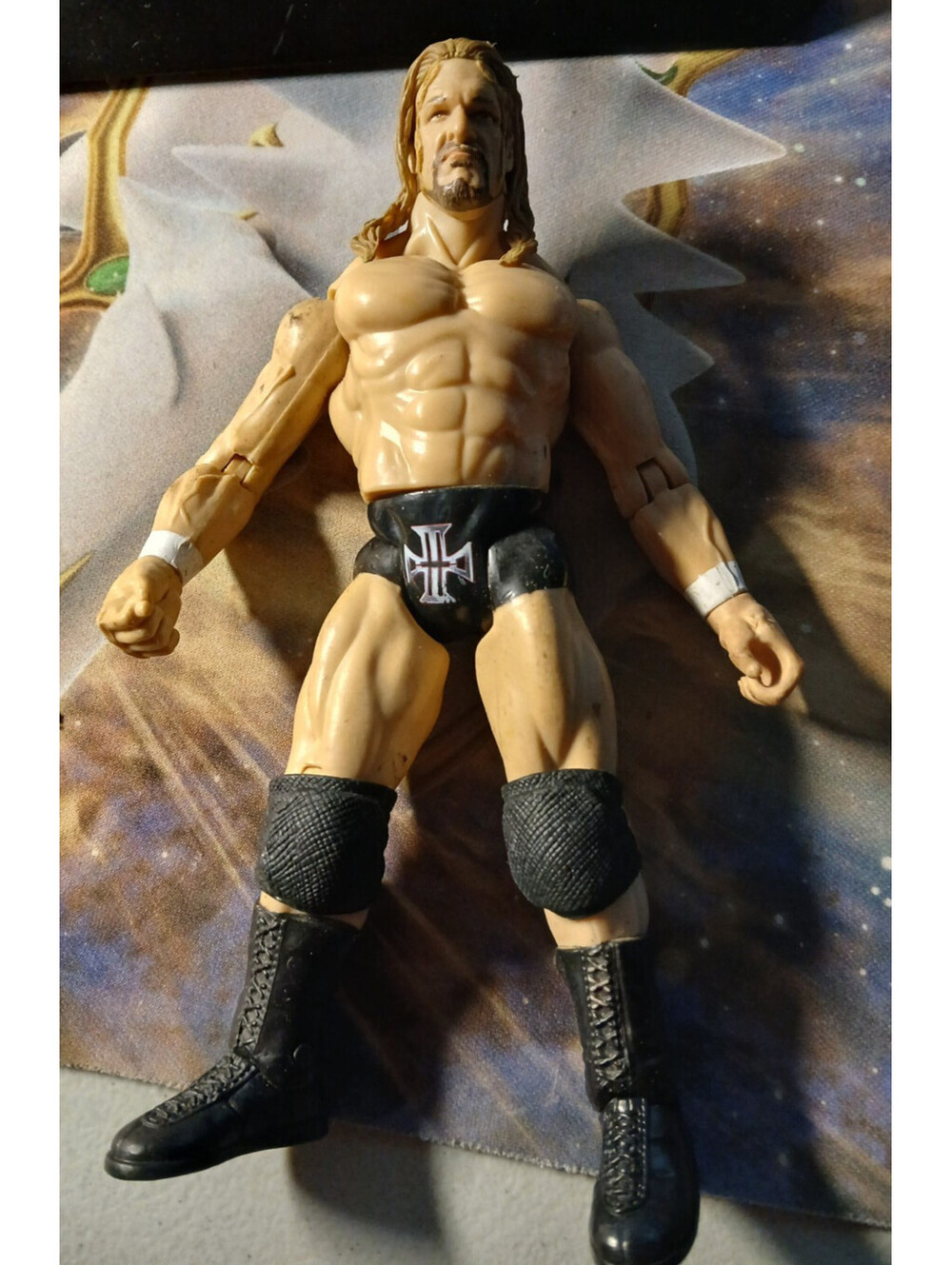 Vintage Jakks Pacific Triple H 1999 Wrestling Figure